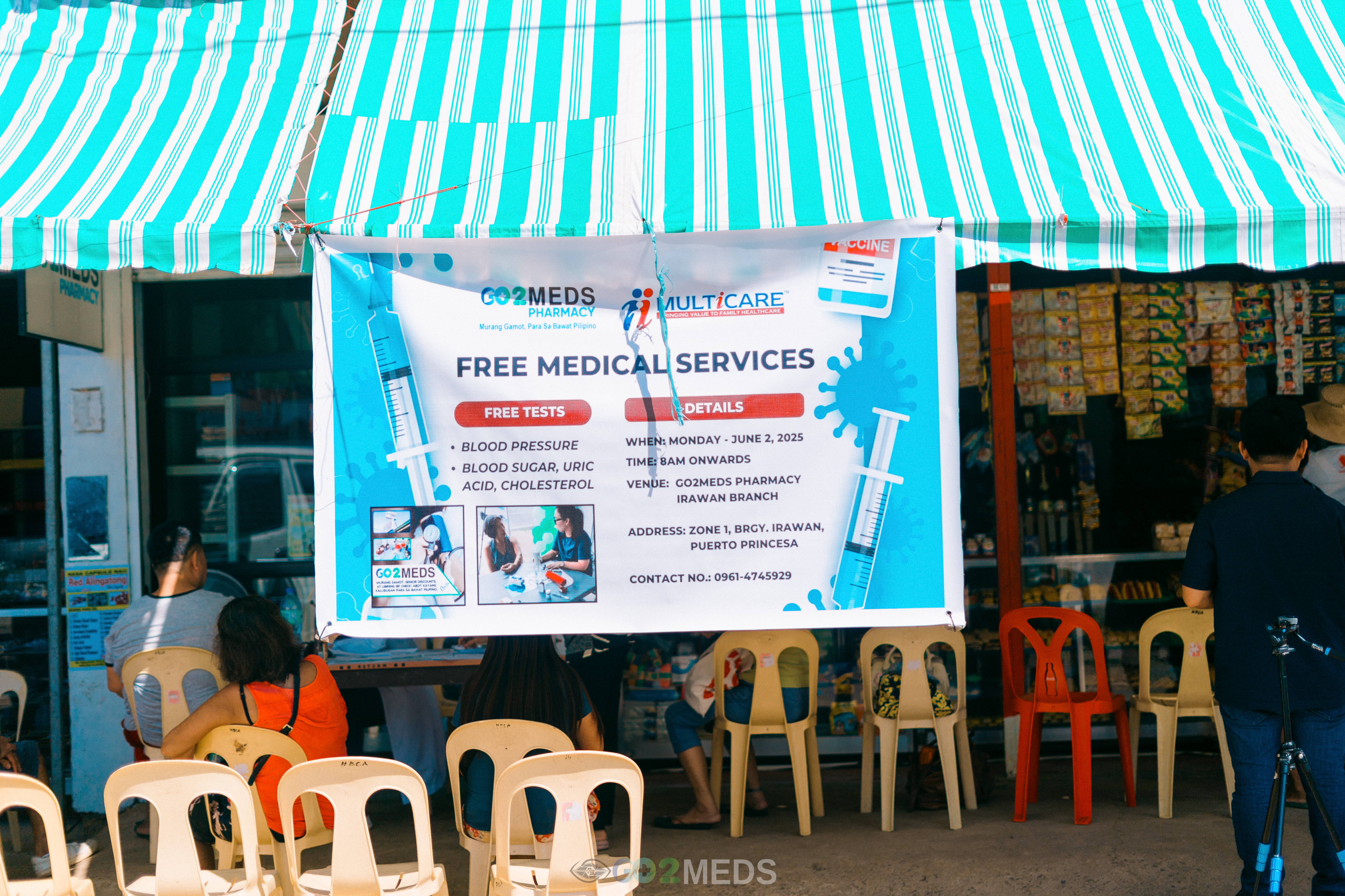 Group photo of medical mission team and beneficiaries