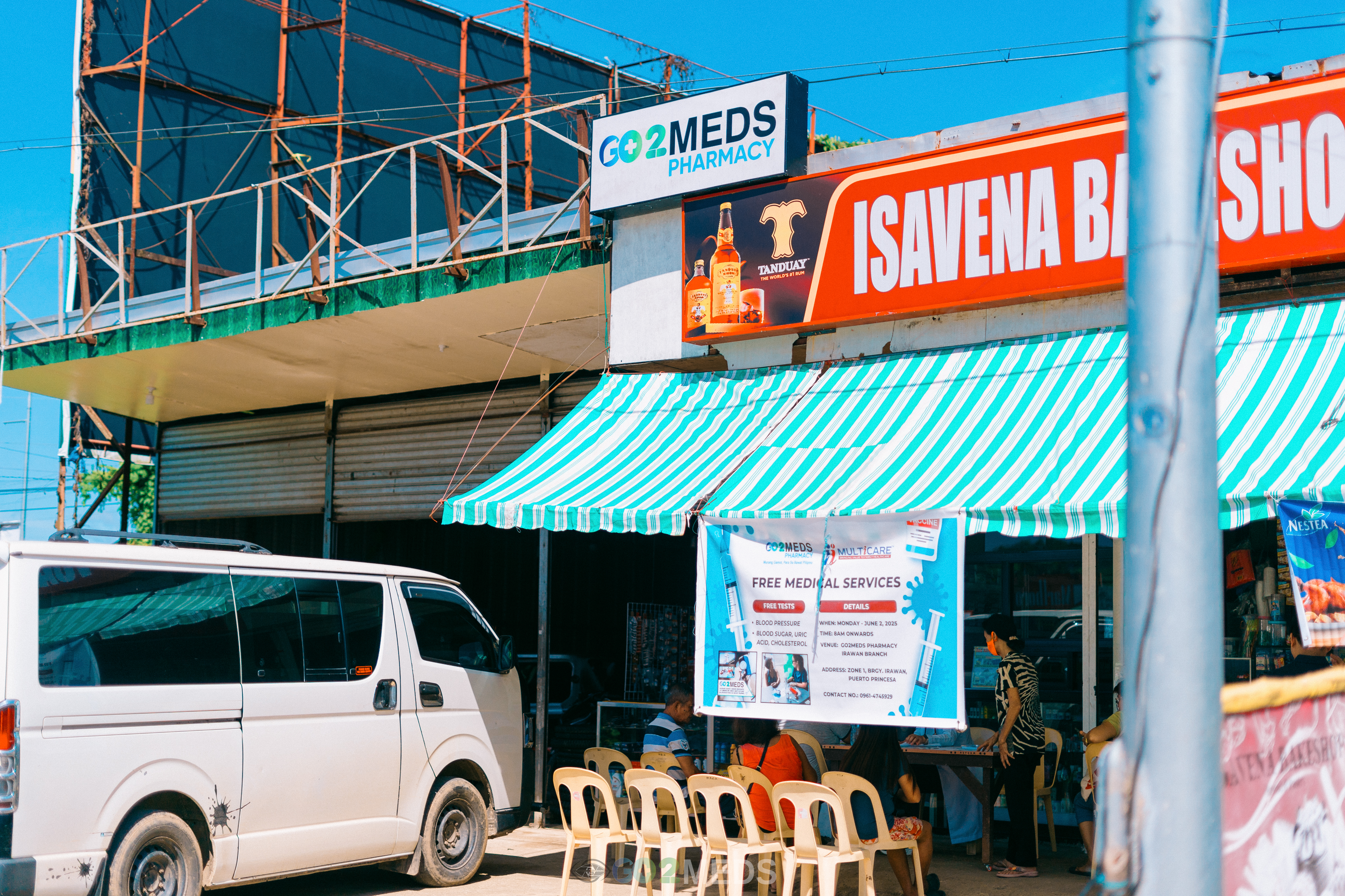 Group photo of medical mission team and beneficiaries