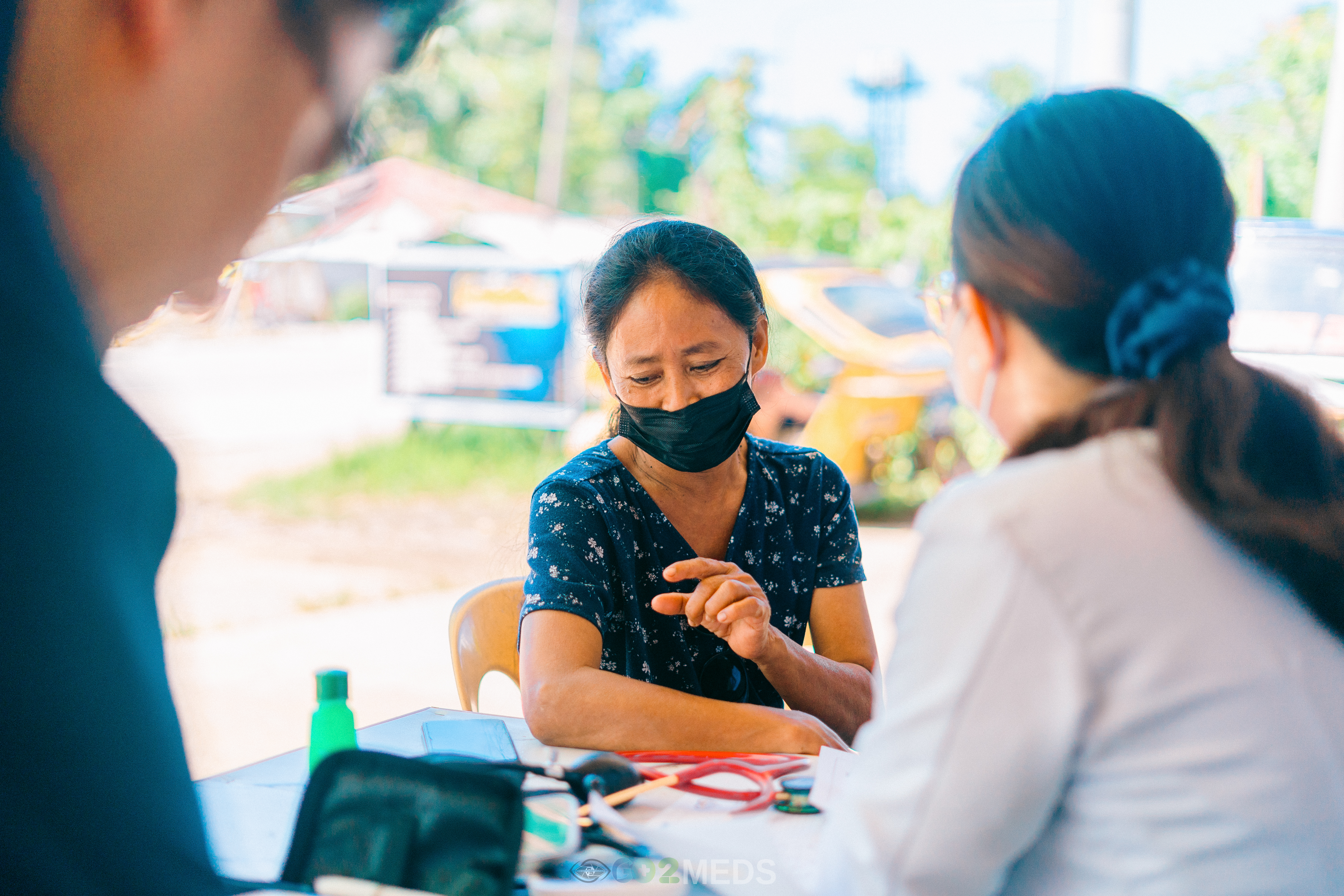 Group photo of medical mission team and beneficiaries