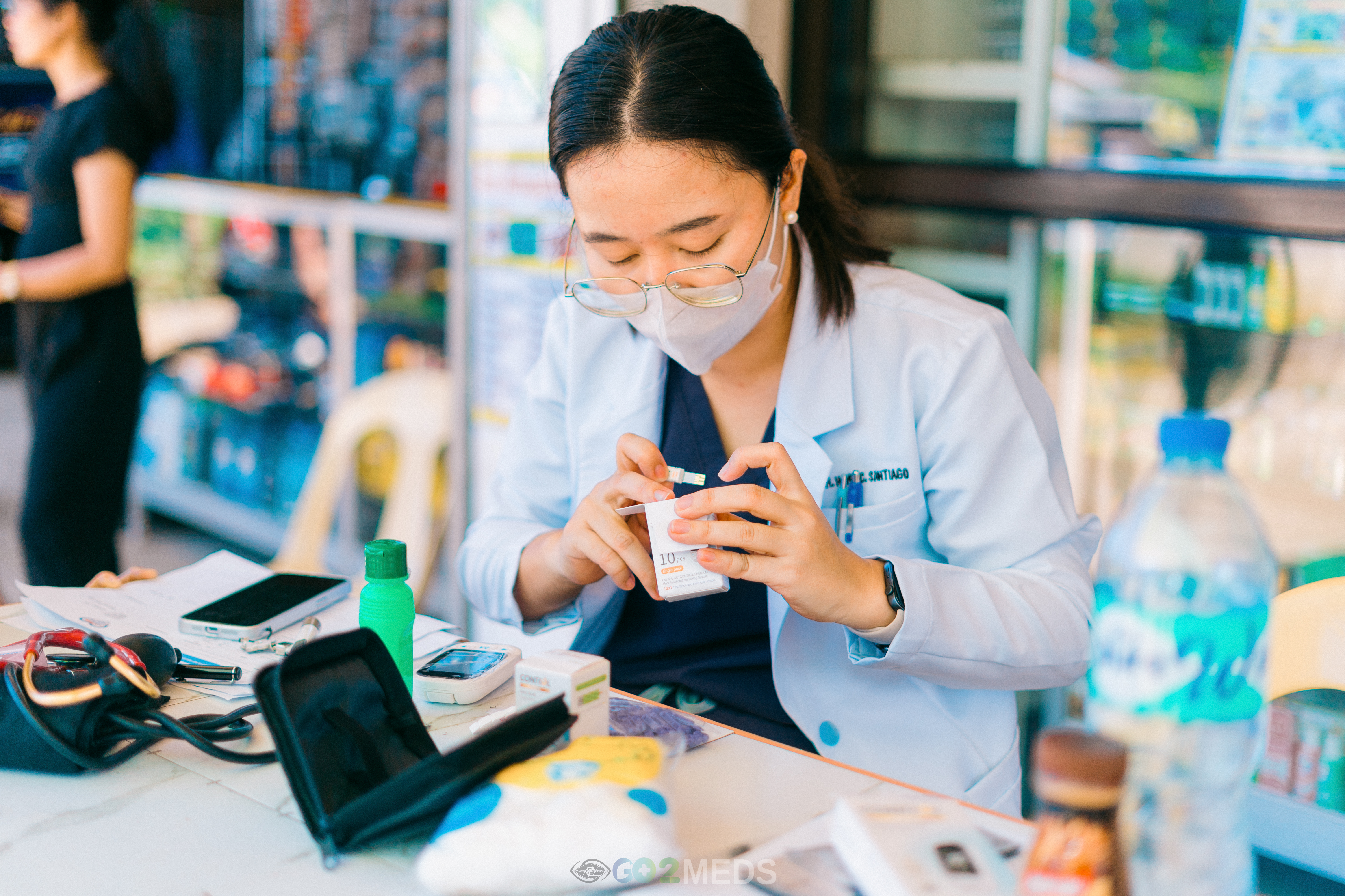 Group photo of medical mission team and beneficiaries