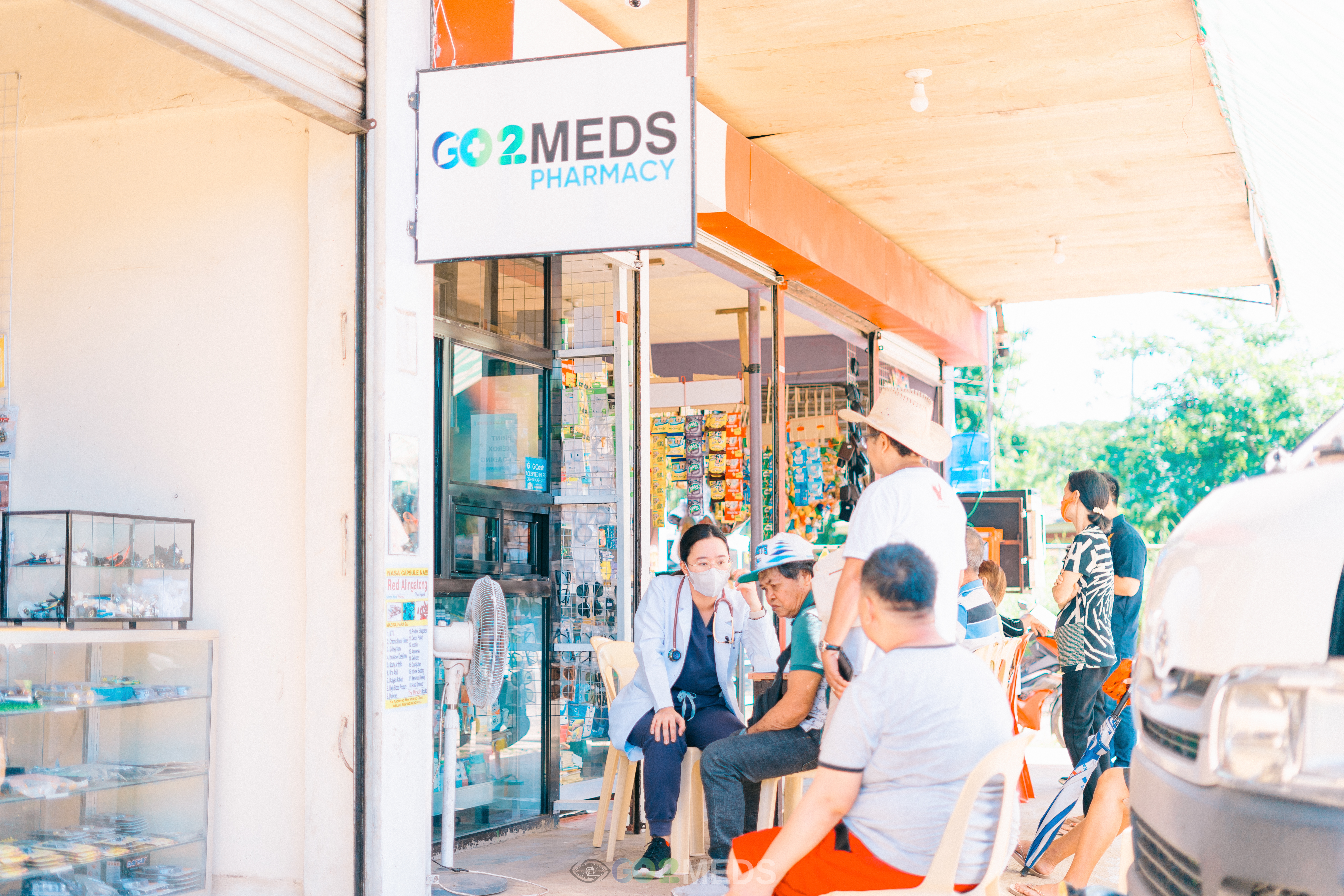 Group photo of medical mission team and beneficiaries